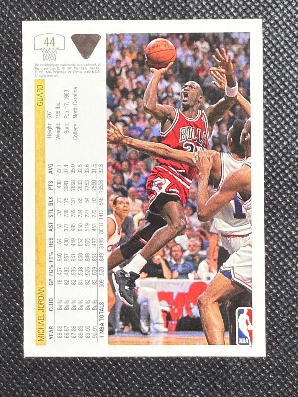 1991-92 Upper Deck #44 Michael Jordan Chicago Bulls